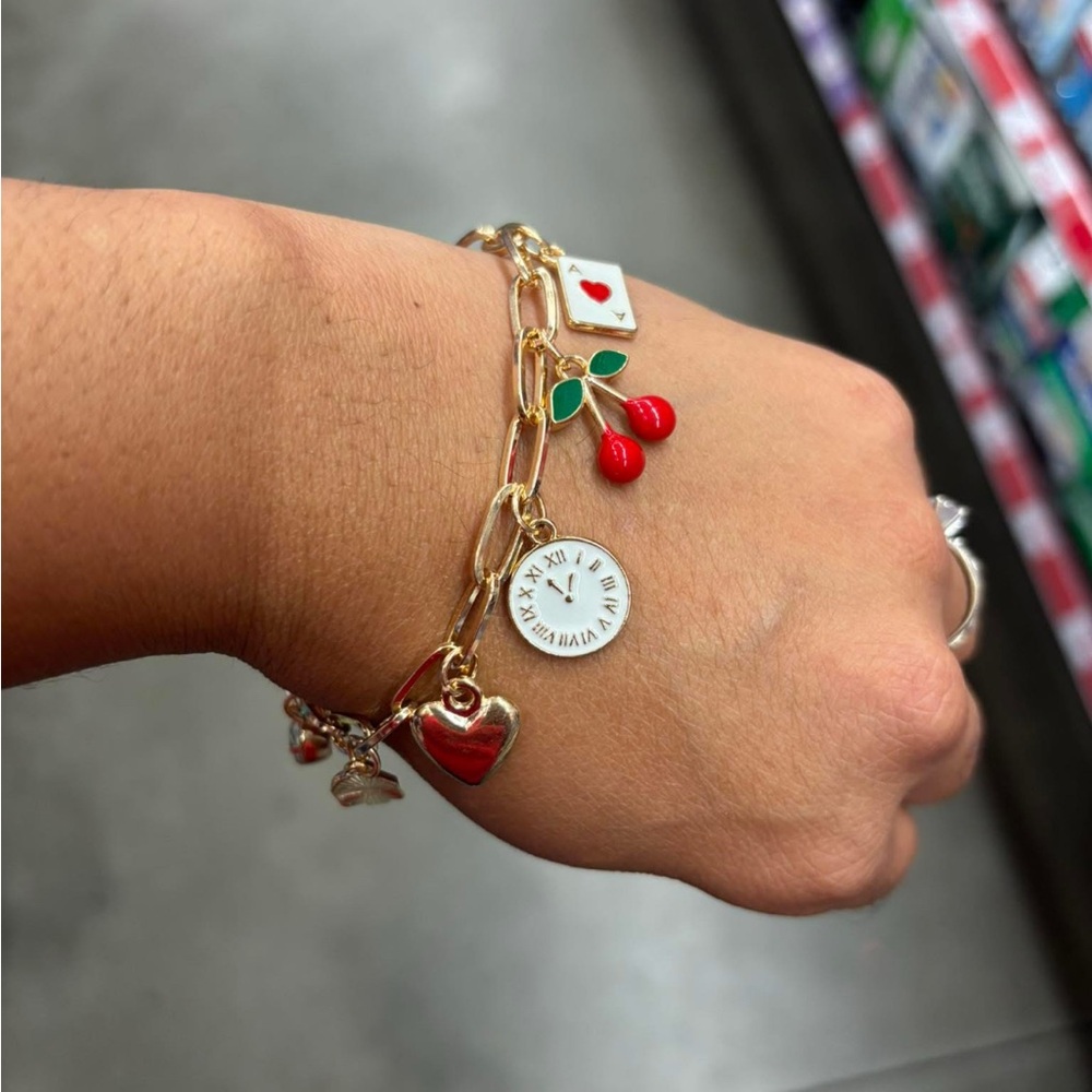 Silver Charm Bracelet